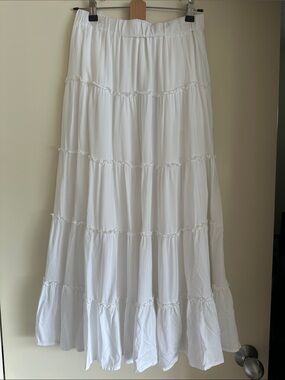 Oak + Fort Tiered Maxi Skirt